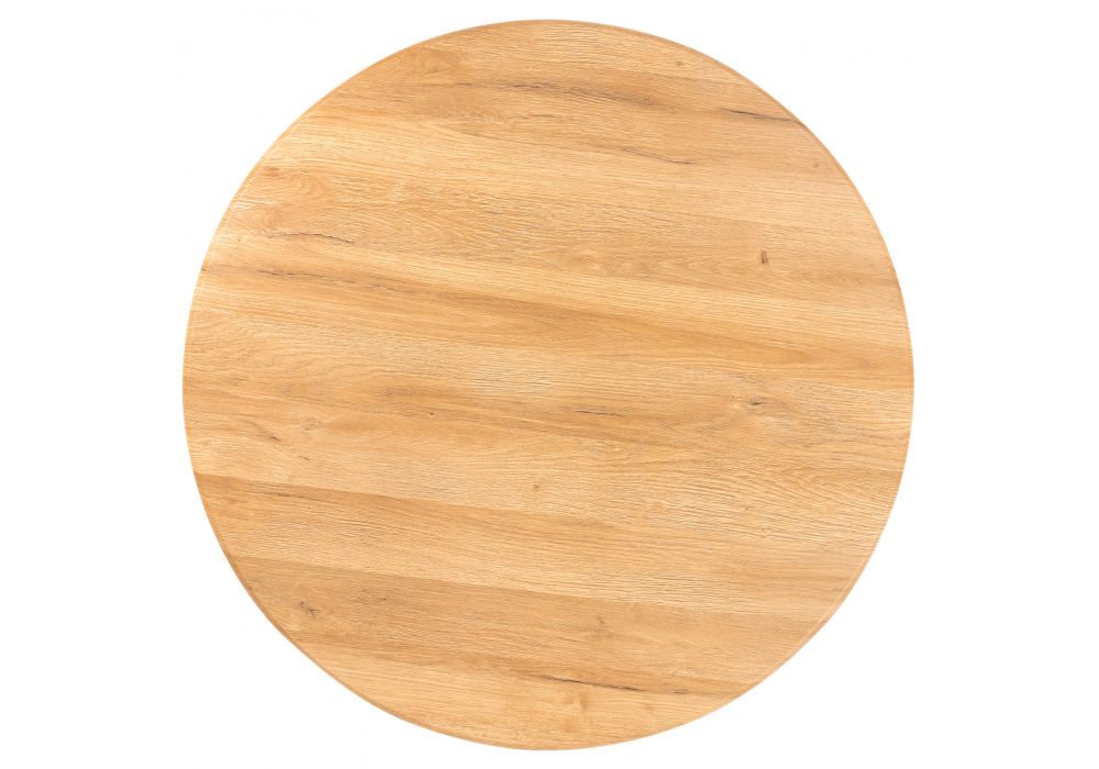 Стол деревянный Woodville Абилин 90 дуб вотан, белый матовый