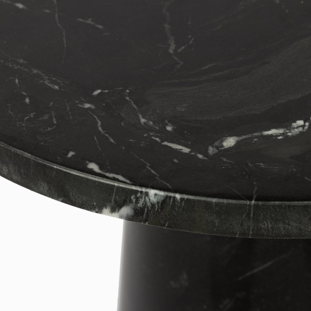 Кофейный столик Jed 45*60 мрамор черно-белый