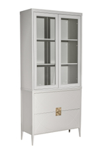 Комод Garda Decor бежевый 2 ящика 100*80*40 см