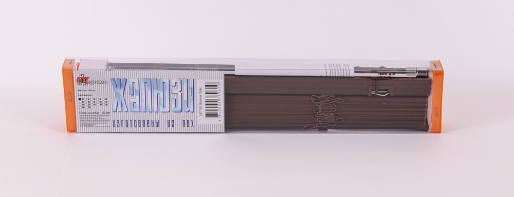 Жалюзи пластиковые,  орех