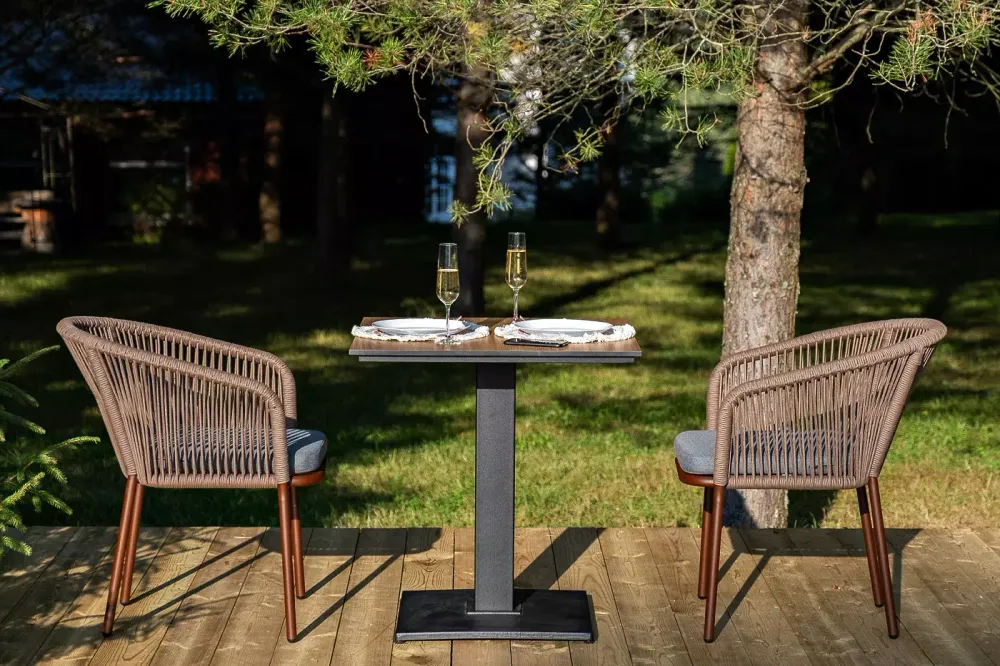 "Каффе" обеденная группа на 2 персоны, цвет "дуб"