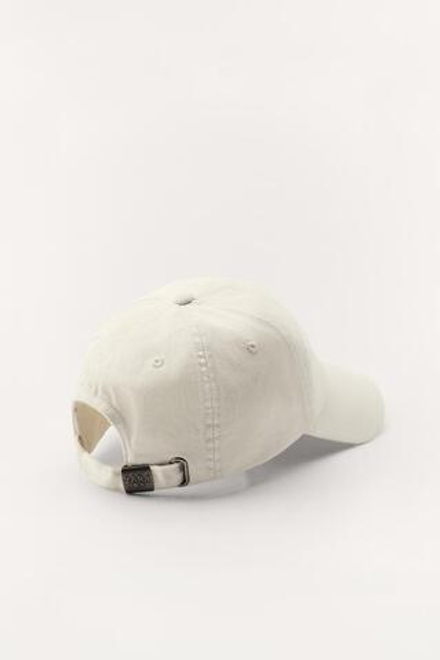 ZARA КЕПКА VARSITY, ЭКРЮ