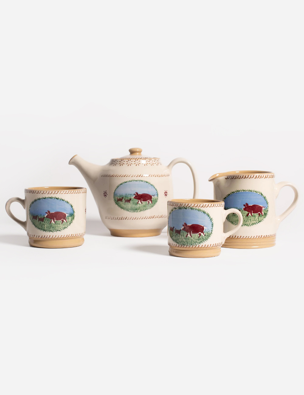 Керамический Чайник JW Anderson Home Nicholas Mosse "White Pig"