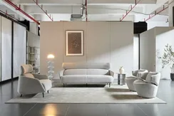 Трехместный диван Forge серый