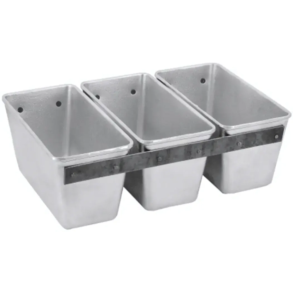 Хлебная форма Л-7 3-х секционная 34*22*11,5см, 2,010гр