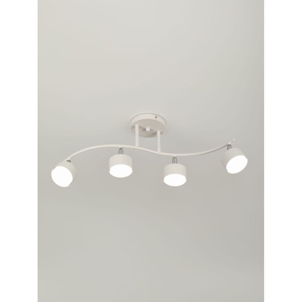 Светильник настенно-потолочный спот Rivoli   7080-704 4хGX53 15 Вт поворотный