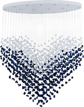 Люстра подвесная 16*GU10 2202/01/16PL синий/прозрачный Azure Blue Stilfort