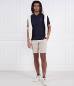 Поло E-SANTIAGO SS BRIGHTWHITE 002 Napapijri - темно-синий(NP0A4H13)