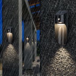 ERAFS050-43 ЭРА Фасадная подсветка Призма с датчиком движения, 12 LED 25 lm | Фасадная декоративная подсветка