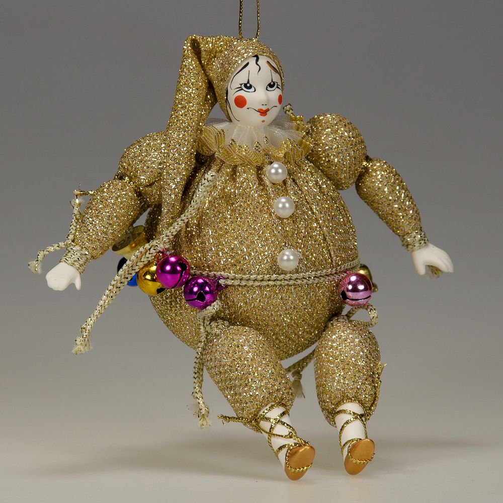 Ёлочная игрушка Клоун-Шар