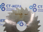Фреза отрезная по металлу 80х1х22мм z=24 Р6М5 без фаски без ш/п