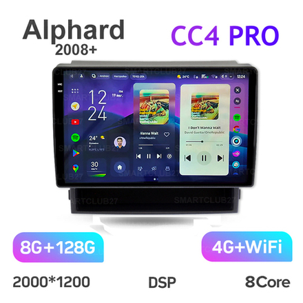 Teyes CC4 Pro 10,2"для Toyota Alphard 2008+