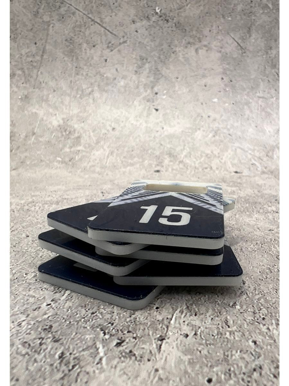 Номерки для ключей акрил 3х5 см