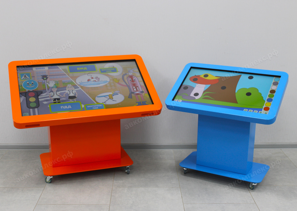 Интерактивный стол AVKompleks Оникс Kids, 32", Оранжевый