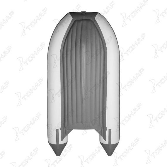Лодка Тонар Алтай А340 (надувное дно) белый/серый