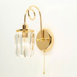 Citilux Синди CL330312 Бра хрустальное с выключателем Золото