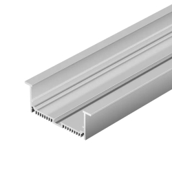 Профиль с экраном SL-LINIA88-F-2500 ANOD+OPAL (Arlight, Алюминий) 020471