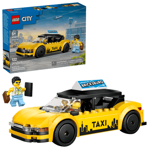 Конструктор LEGO City 60487 Yellow Taxi
