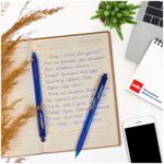 Ручка шариковая автоматическая Cello "Comfort" синяя, 0,7мм, грип, штрих-код