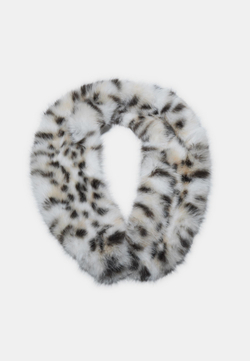 STRADIVARIUS Шарф из искусственного меха, черный