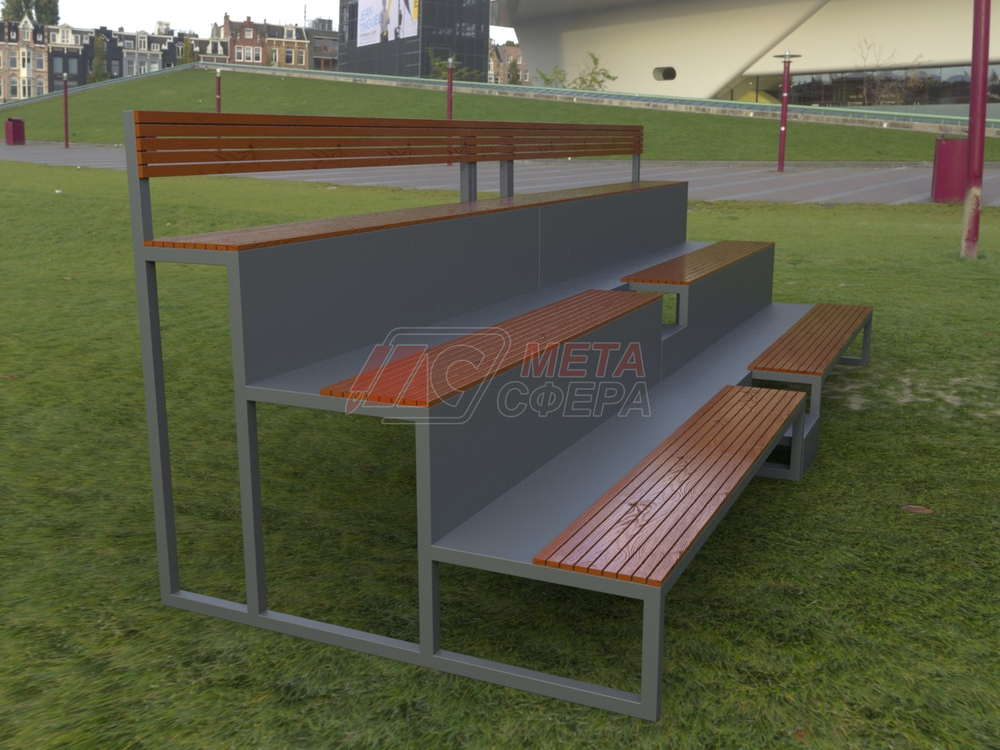 Трибуна Спортивная трехярусная