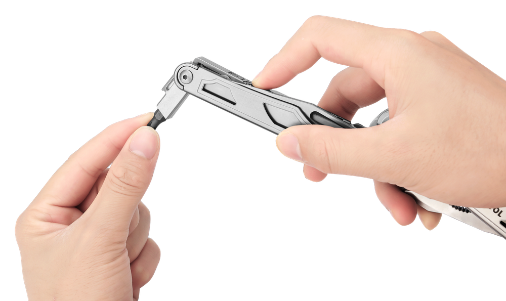 Мультитул Rocktol 29 в 1 со сменными резцами и пилой, нержавеющая сталь, нейлоновый чехол