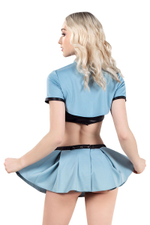 Костюм Полицейская - низ (Размер: 44-46) (Цвет: голубой с черным)