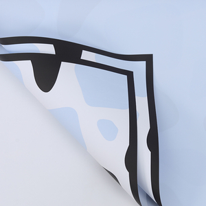 Пленка матовая двусторонняя Animals Жираф Голубая