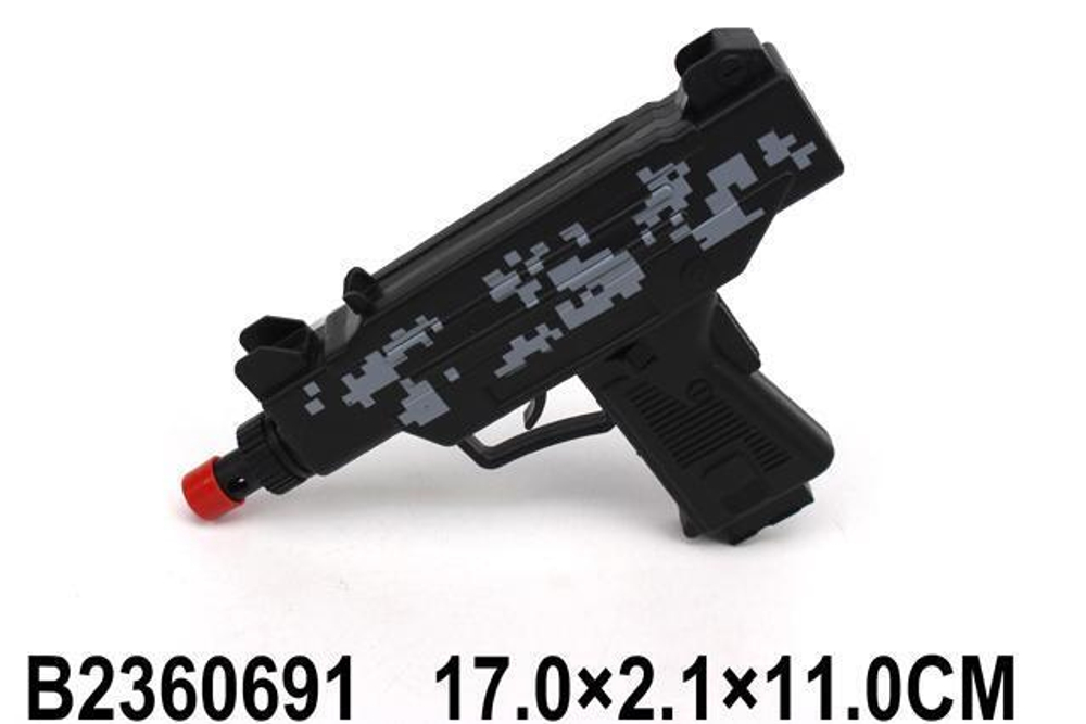 Автомат на батарейках 17см, пакет 3299