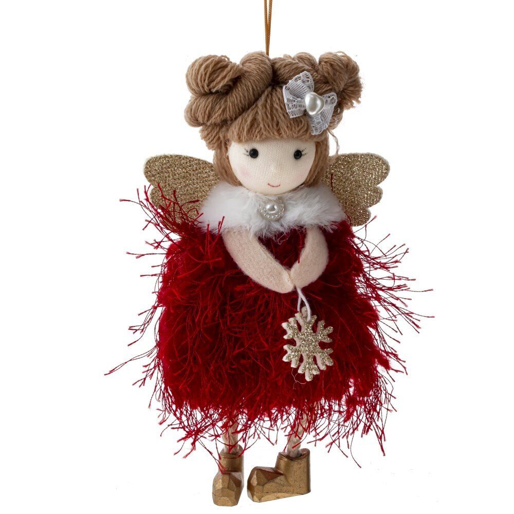 GAEM Изделие декоративное подвесное "Девочка-ангел", L8 W4 H15 см, 3в.