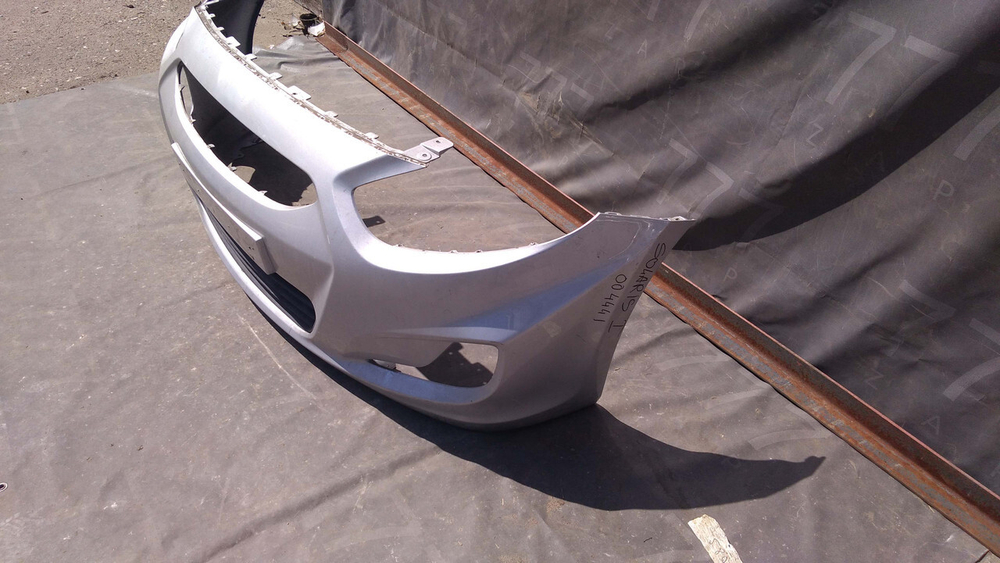 Бампер передний Hyundai Solaris 1 (RB) 10-14 Б/У Оригинал 865114L000