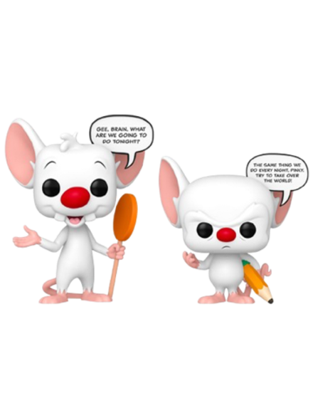 Фигурка Funko POP! Animation Pinky & The Brain Pinky & The Brain (светится в темноте) (Exc)