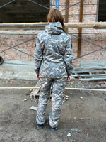 Женская горка Валькирия флис / осень-зима / серая цифра