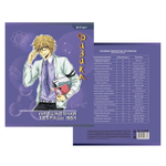 Тетрадь предметная 36л. А5 "Физика", клетка, со справочным материалом, скрепка, мелованный картон (стандарт), блок офсет, Alingar "Anime boys"