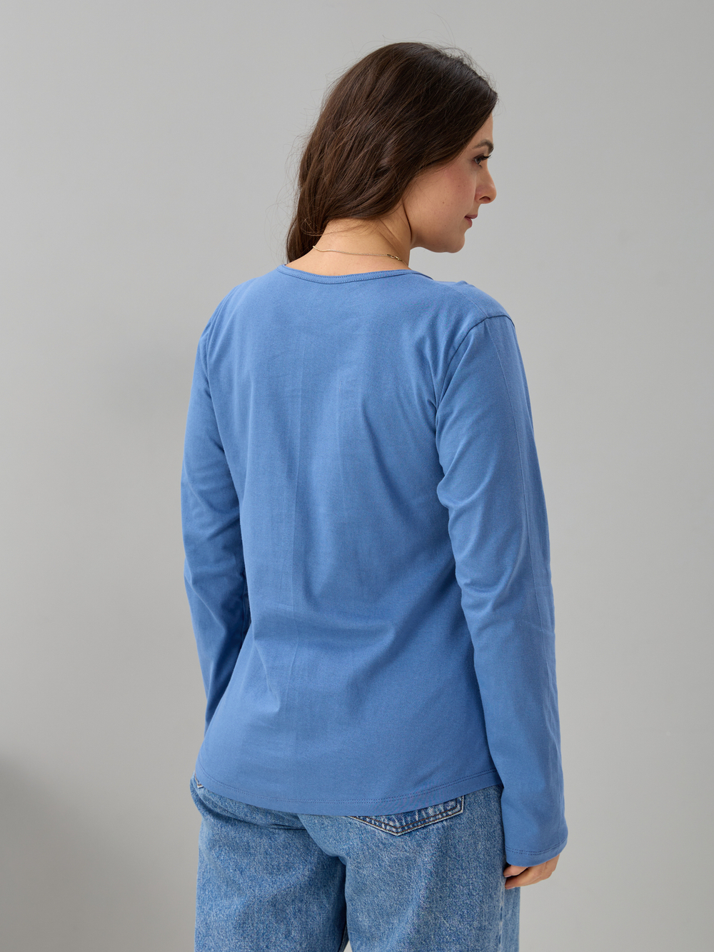 Лонгслив Л-004/индиго