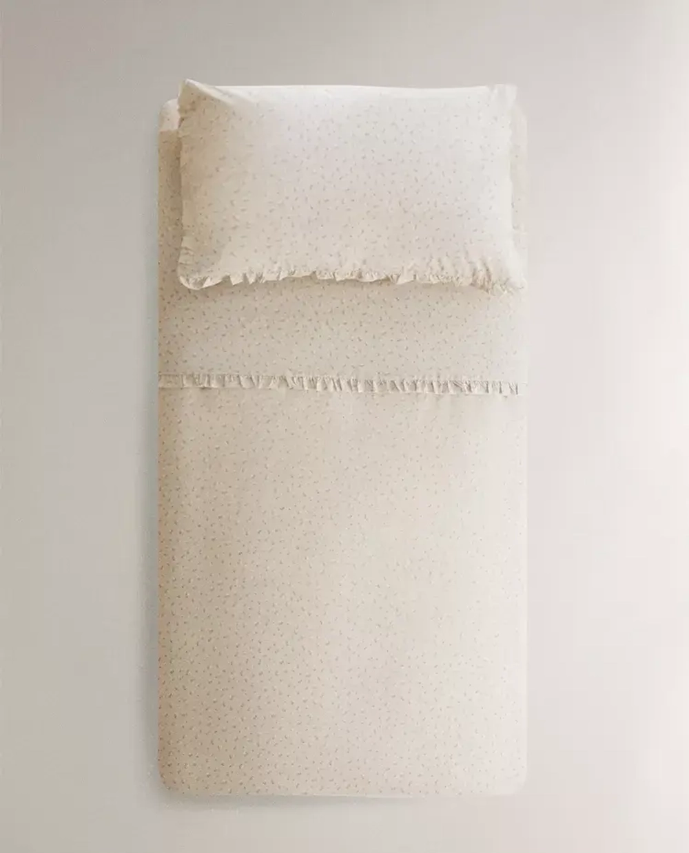 ZARA HOME ДЕТСКИЙ ПОДОДЕЯЛЬНИК С ПРИНТОМ, РОЗОВЫЙ