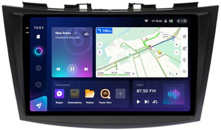 Магнитола для Suzuki Swift 2011-2015 - Teyes CC3-2K QLed Android 10, ТОП процессор, SIM-слот, CarPlay