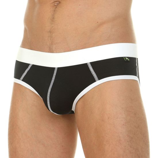 Мужские трусы брифы черные Van Baam