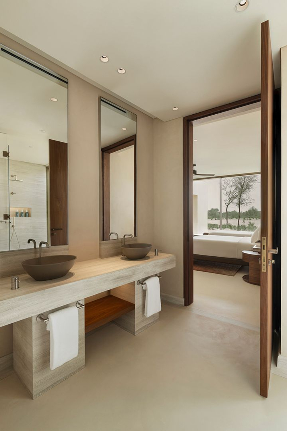 Смеситель удалённого управления Gessi316, цвет Steel Brushed