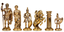 Manopoulos Шахматы подарочные металлические "Греко-Романский Период"
