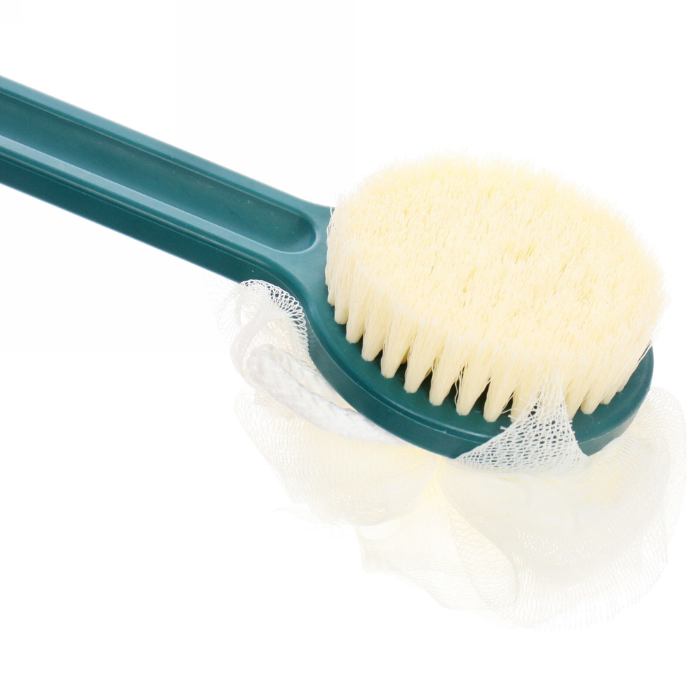 Мочалка массажная «Афродита» на пластиковой ручке, размер мочалки 36*11см