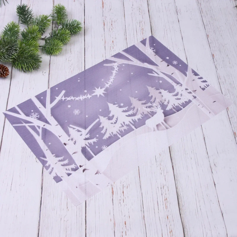 Салфетка на стол 45*30см «Зимой в лесу»