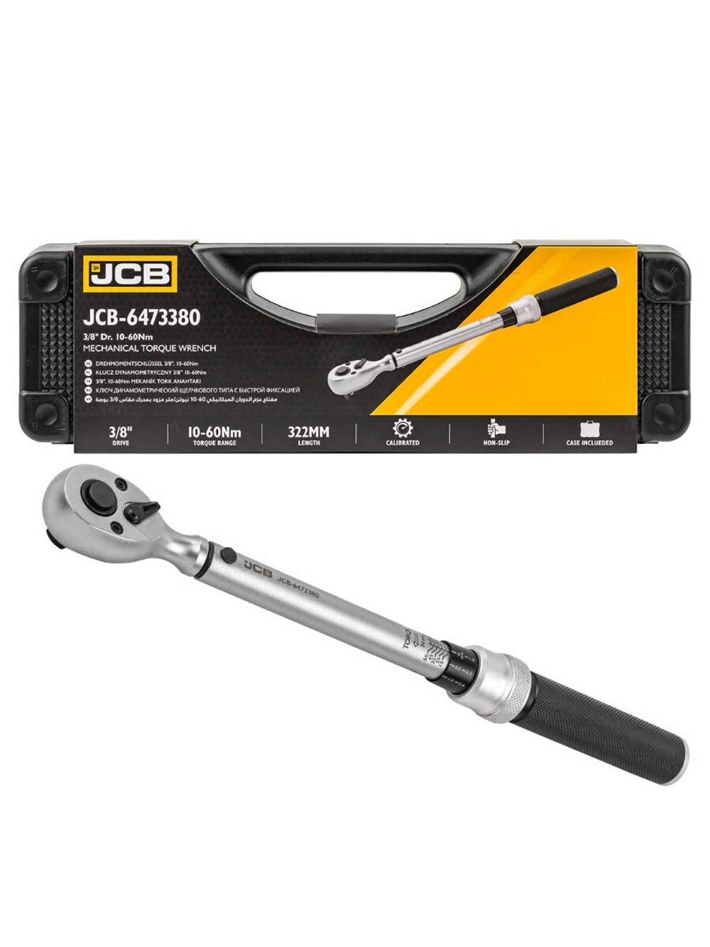 Ключ моментный 10-60Нм, 3/8'' JCB JCB-6473380