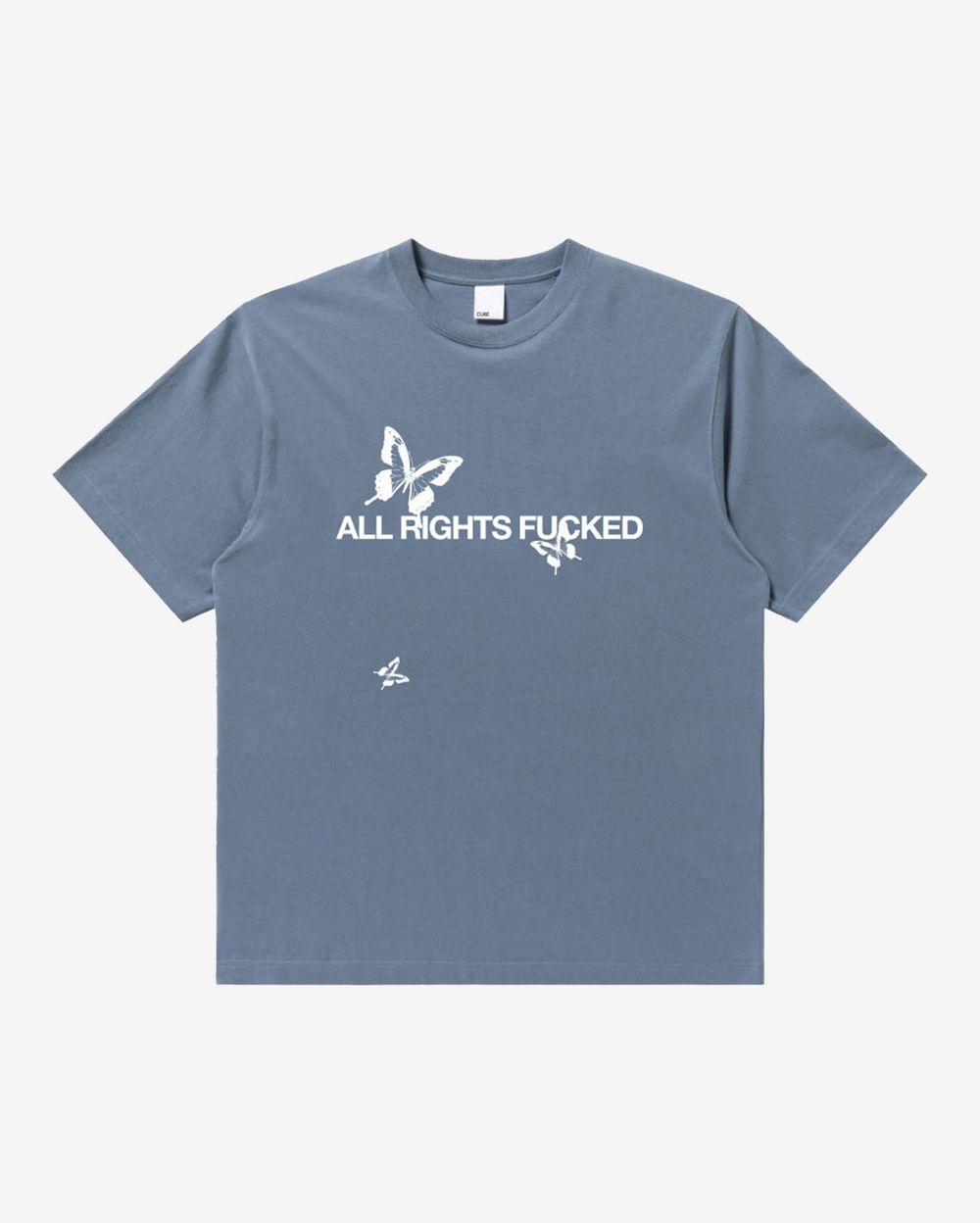 Футболка CU8E ARF Garment dyed синяя