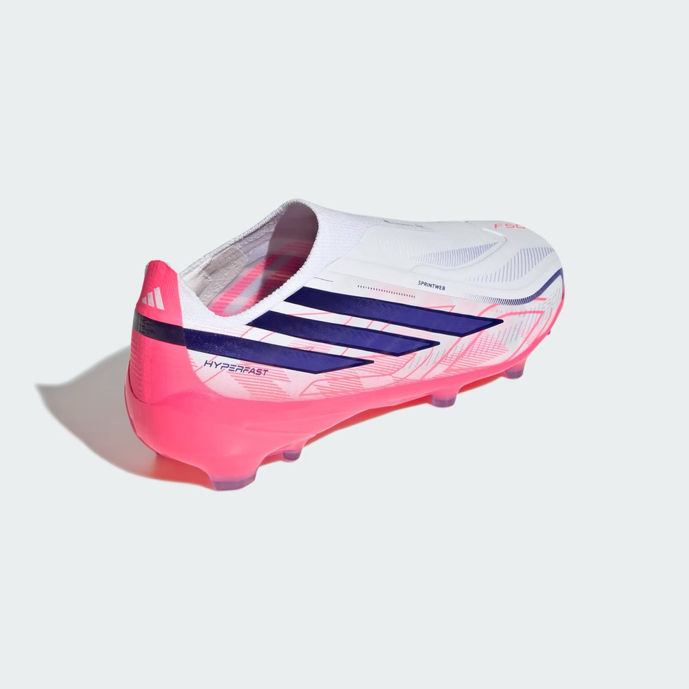 Бутсы adidas F50 Elite Hyperfast LL FG Junior - белый