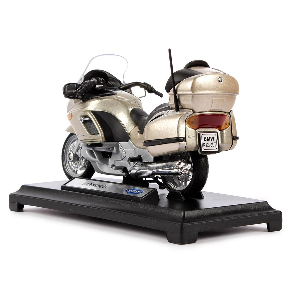 Мотоцикл ин. мет. 1:18 "BMW k1200lt" в коробка 12147PW (Kinsmart)