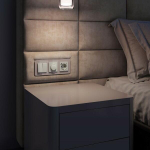 Рамка на 3 поста Elite (дымчатый, стекло)