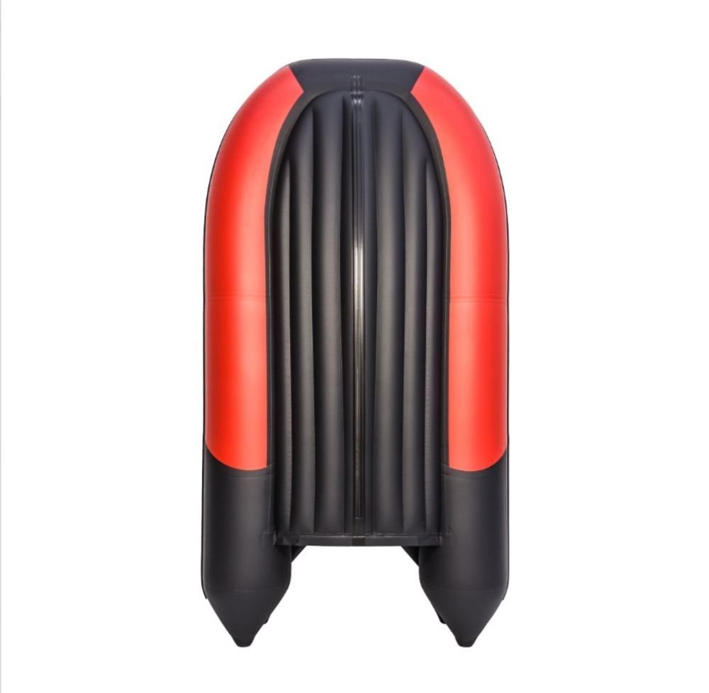 Лодка ПВХ Ривьера Компакт 3200 НДНД красно/черный