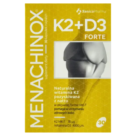 Menachinox K2+D3 4000 МЕ - 30 капсул