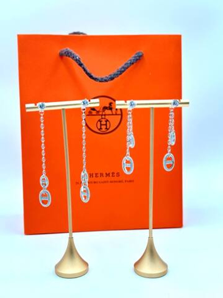 Серьги Hermes 6 см